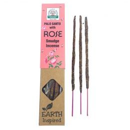 Incienso NAMASTE Orgánico Palo Santo con Rosas 25g.